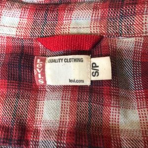 Levi’s flannel plaid shirt